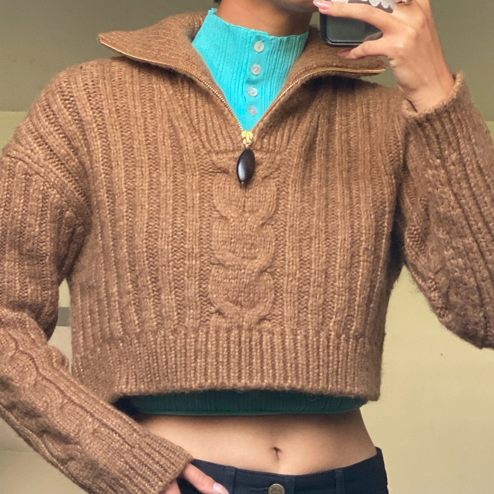 Brown Nanushka Sweater